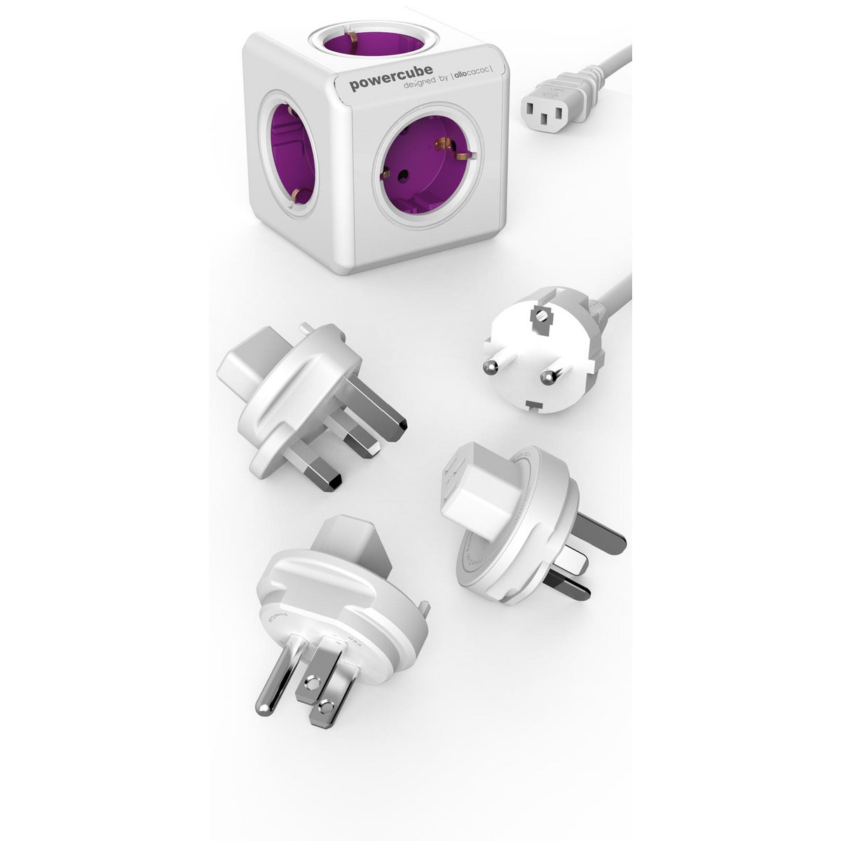 PowerCube ReWirable (grigio, viola)