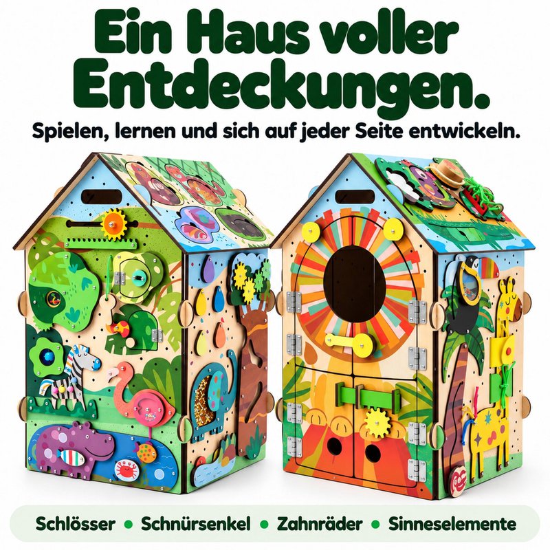 Busy Board Häuschen – JUNGLE