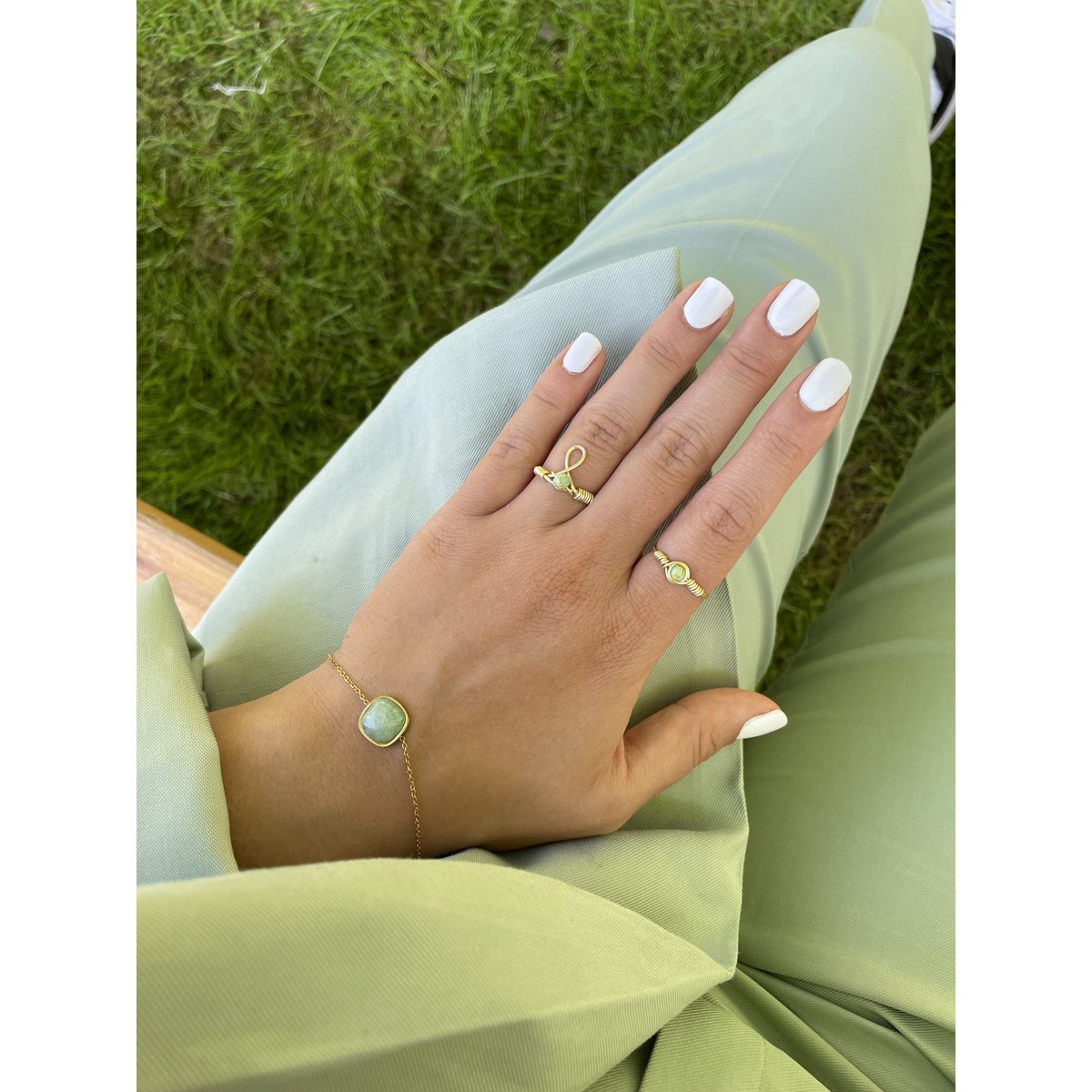 MISCHE LUS STEIN. Ring
