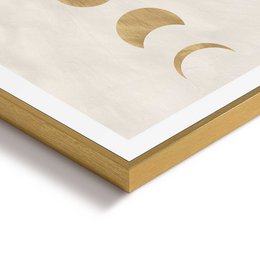 Quadro Cornice Slim Fasi Lunari 40x30