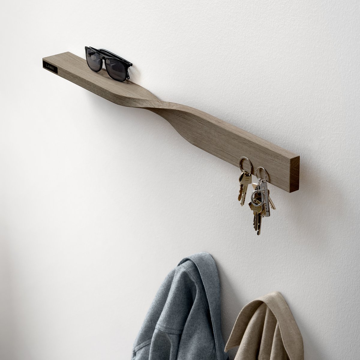 Magnetische twistplank in gerookte eiken