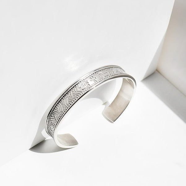 M (18-19,5cm Handgelenkumfang) Silber