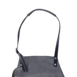 Apron Leather - BBQ Apron - BBQ Accessories - Olive Green and Gray Blue