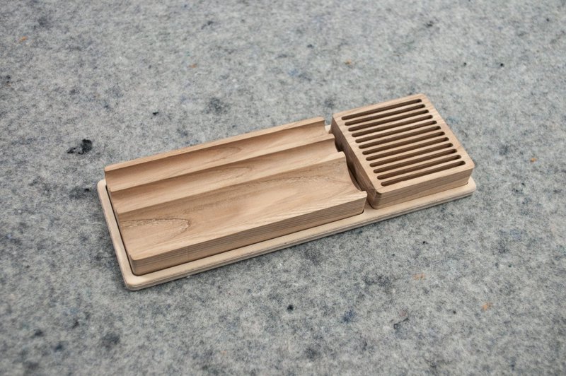 Organizador de escritorio de madera, Organizador de escritorio pequeño