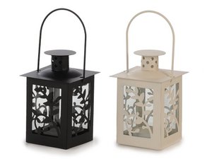 Metal lantern 7x7x12cm