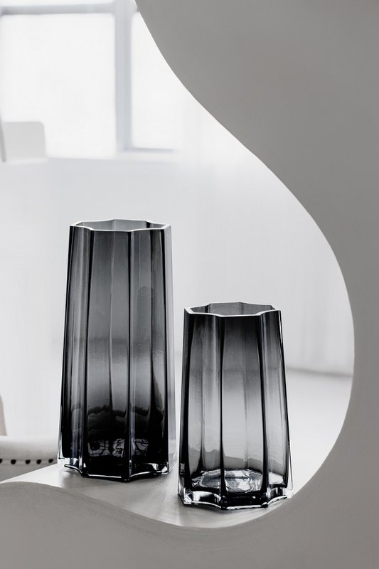 Modern-Classic Luksus vase, stilfuldt design, LENOX 30 Grå