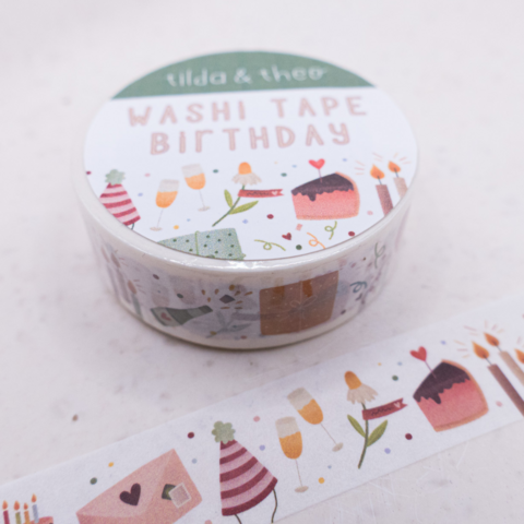Washi Tape Verjaardag - Tape Vier Washi Tape Masking Tape Party