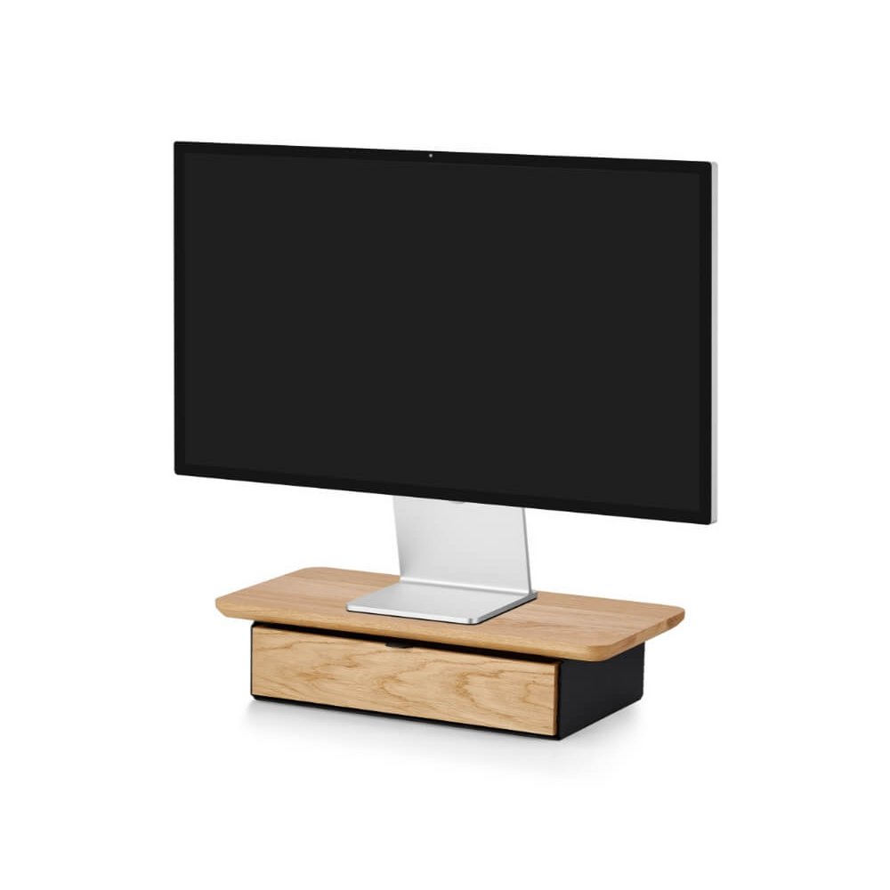 Mensola da scrivania Mini - Supporto per monitor con cassetto