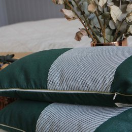 Ami Y'Sar green decorative cushion cover