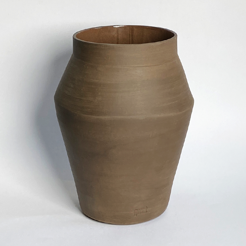 Makua Vase nøgen | Keramik | Plantepotte | Wabi Sabi | Ler | Håndlavet | Hollandsk design