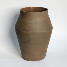 Makua Vase nøgen | Keramik | Plantepotte | Wabi Sabi | Ler | Håndlavet | Hollandsk design