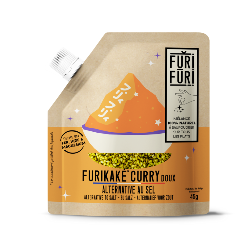 Furikake Curry - Condimento sésamo y algas - alternativa sel 45G