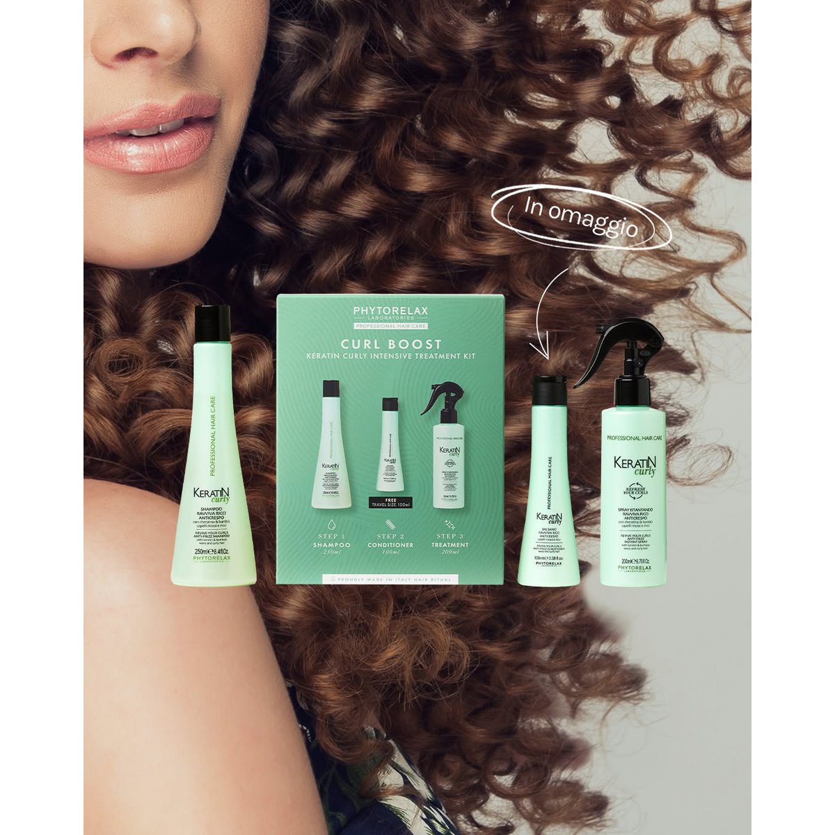 Lockige Anti-Frizz-Haarcreme für lockiges Haar – 200 ml