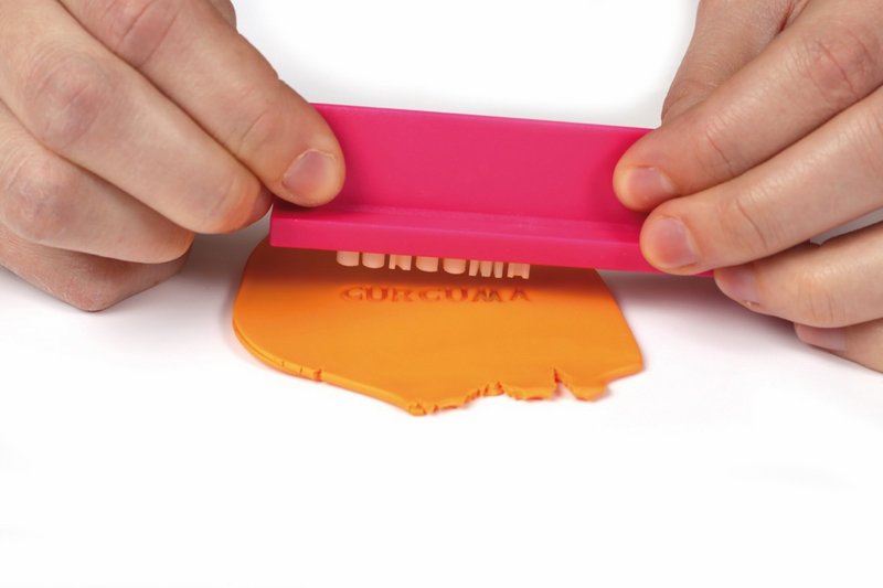 STAMP LETTERS FOR POLYMER CLAY