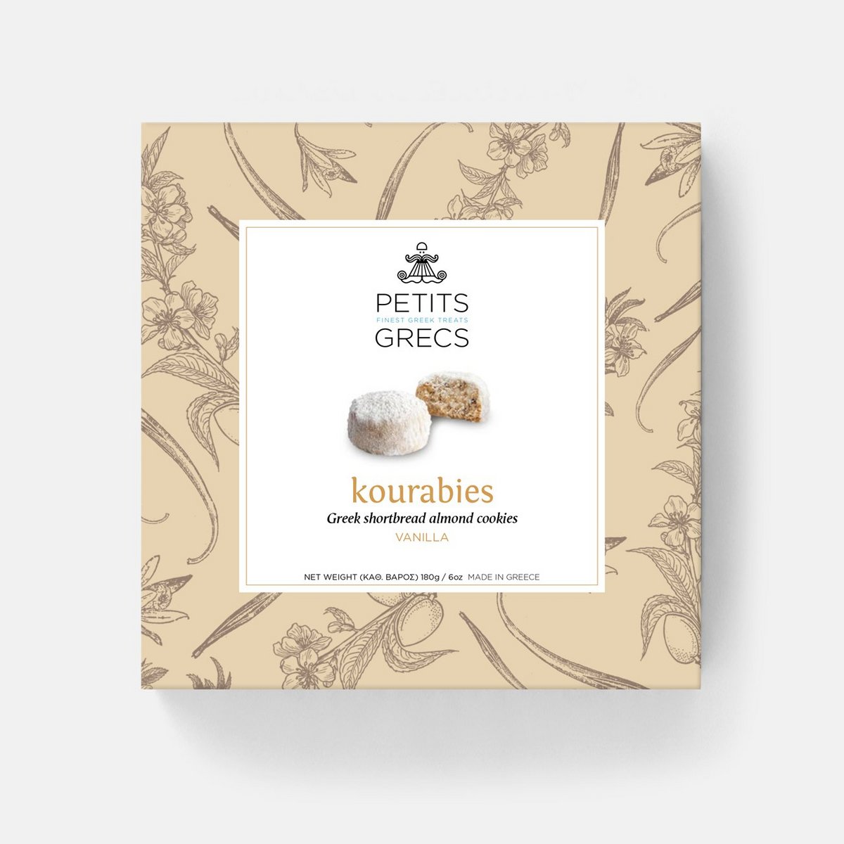 Kourabies  Vanilla - Greek shortbread cookies