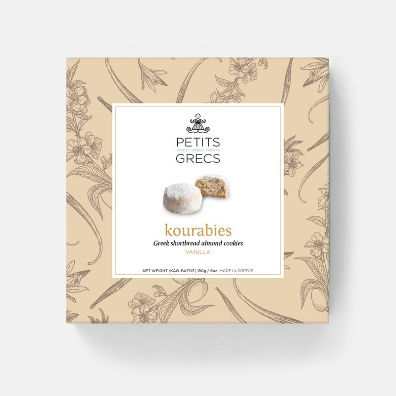 Kourabies  Vanilla - Greek shortbread cookies