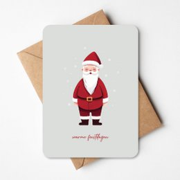 Weihnachtskarte | Weihnachtsmann