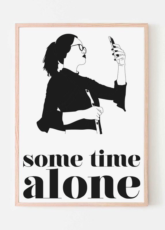 SOME TIME ALONE POSTER