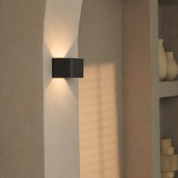Tess Stone Grey Rechargeable Wall Light