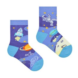 Kids Socks - Lille astronaut