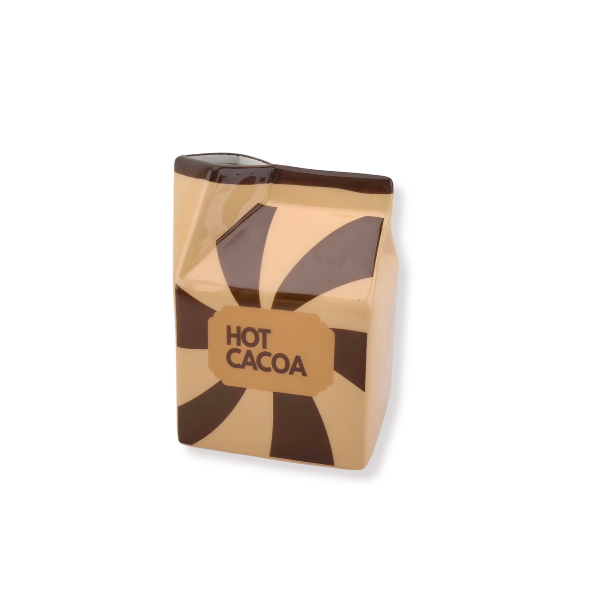 Blumenvase - Hot Cocoa - Braun/Karamell - 10,5x9x13,5 cm