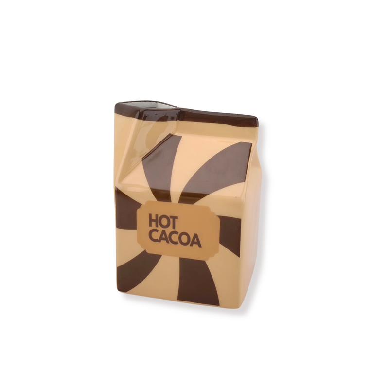 Blumenvase - Hot Cocoa - Braun/Karamell - 10,5x9x13,5 cm