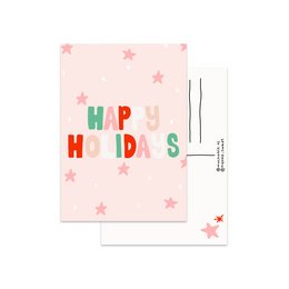 Christmas card Happy Holidays