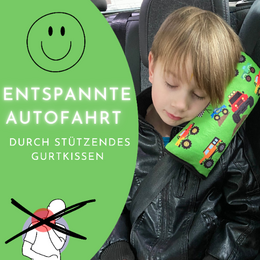 Auto Schlafkissen Monster Truck