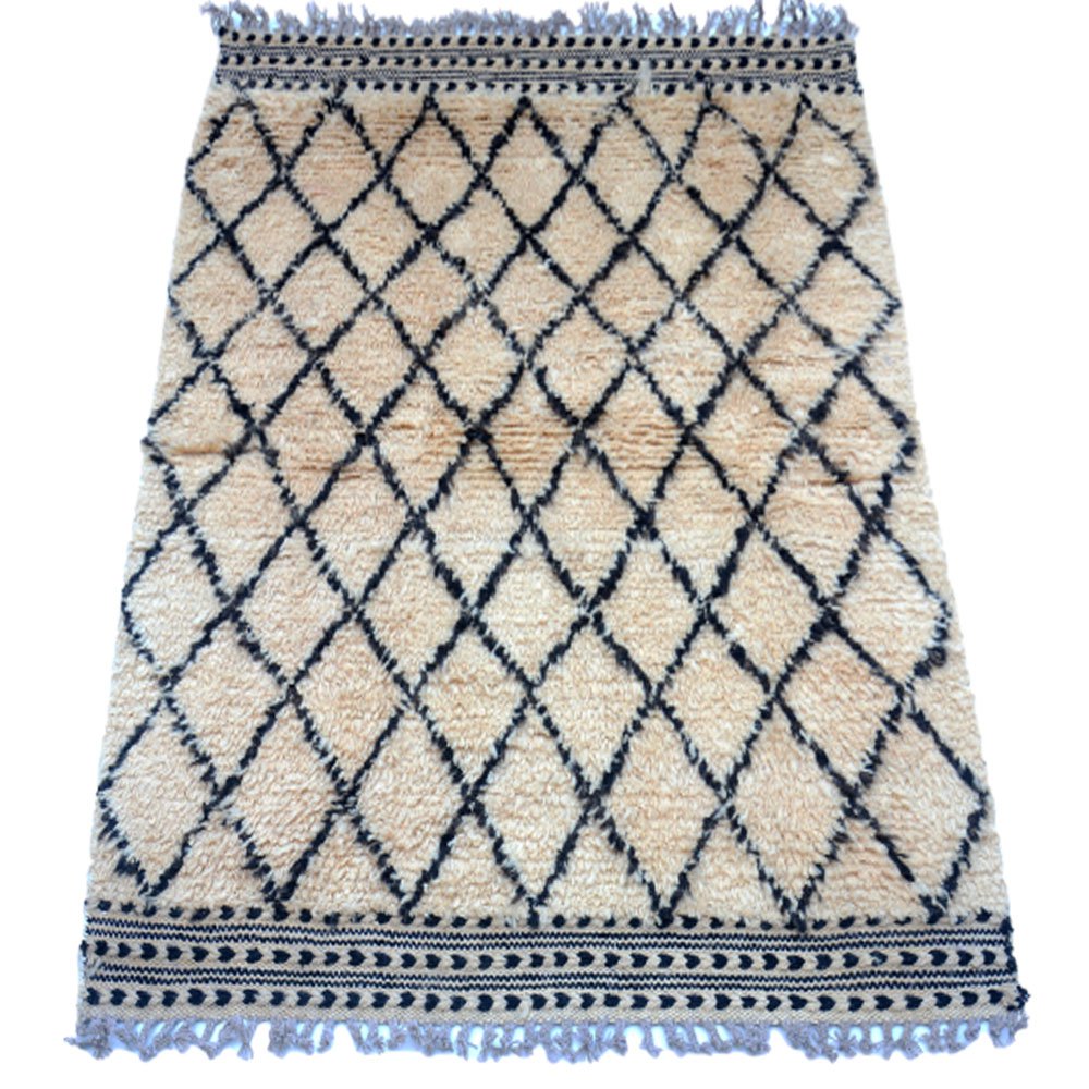 Berber Clay Ash Fluffy HandKnotted Soft Rug