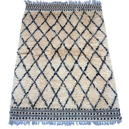 Berber Clay Ash Fluffy HandKnotted Soft Rug