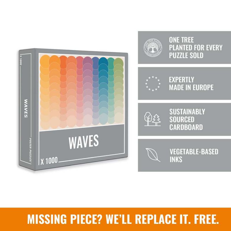 Waves Jigsaw Puzzle (1000 pieces)
