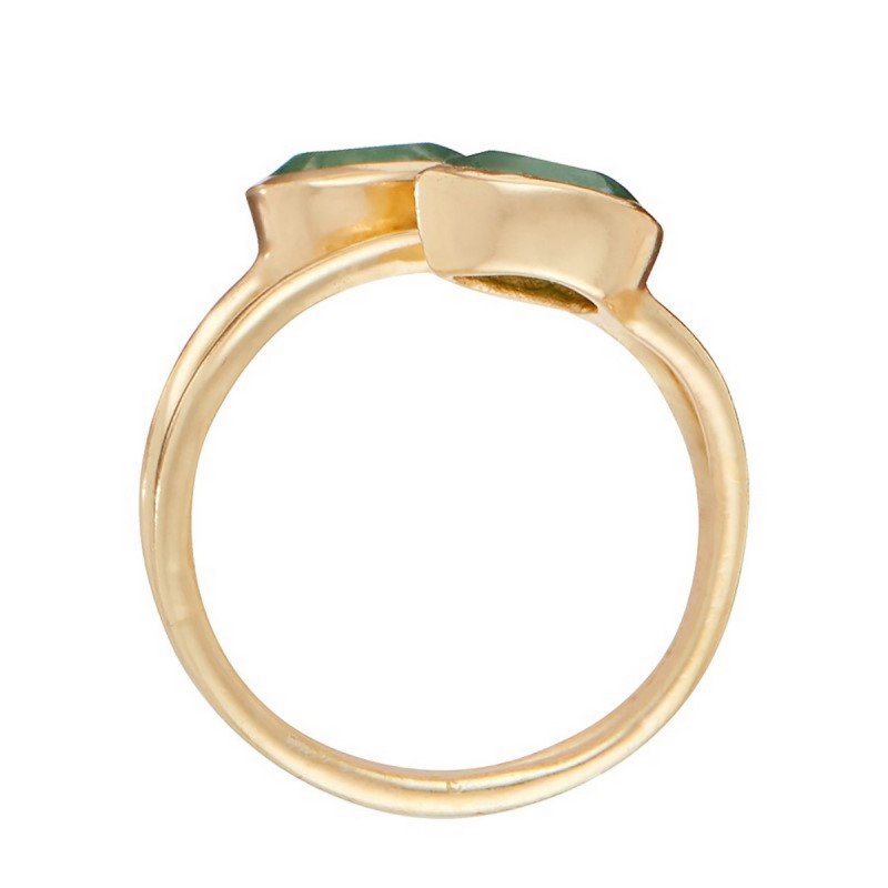 "Taya" Ring Aventurin grün