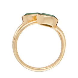 "Taya" Ring Aventurin grün