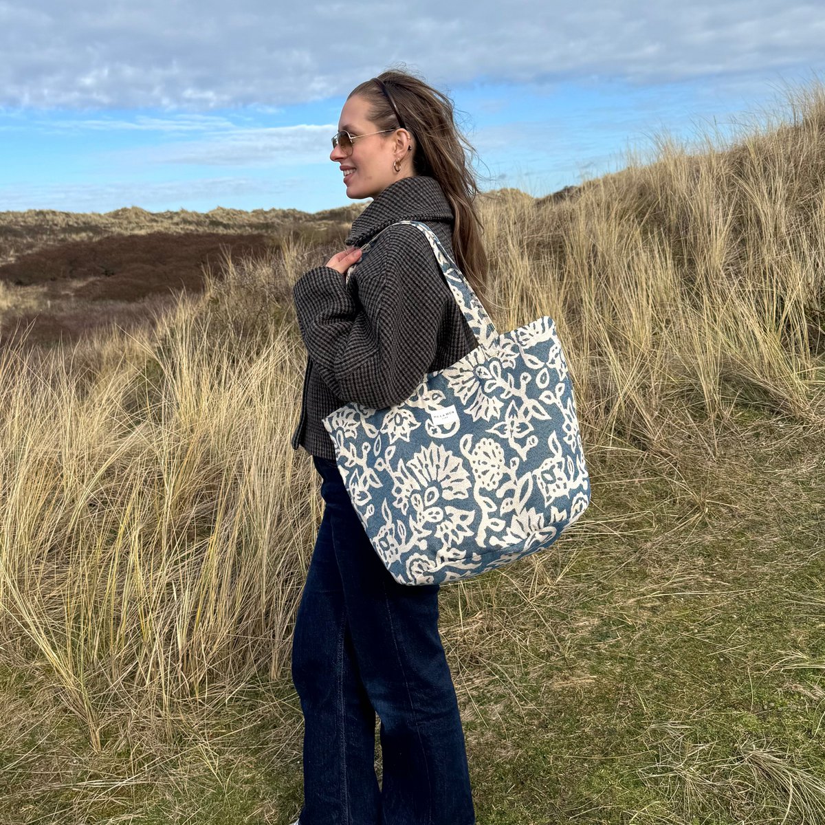 Large Shopper with zipper AKAY