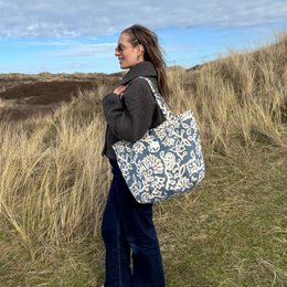 Large Shopper with zipper AKAY