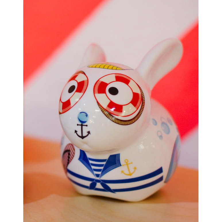 Big Money Bank, salvadanaio, porcellana, Rabbit Sailor