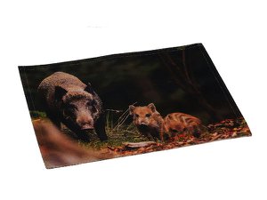 Tischset Wildschwein-Design