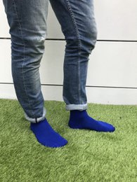 Bambocks Bamboo socks 4 pair Cobalt blue