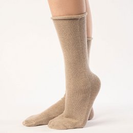 Women's Socks Knitted Merino Creamy Beige
