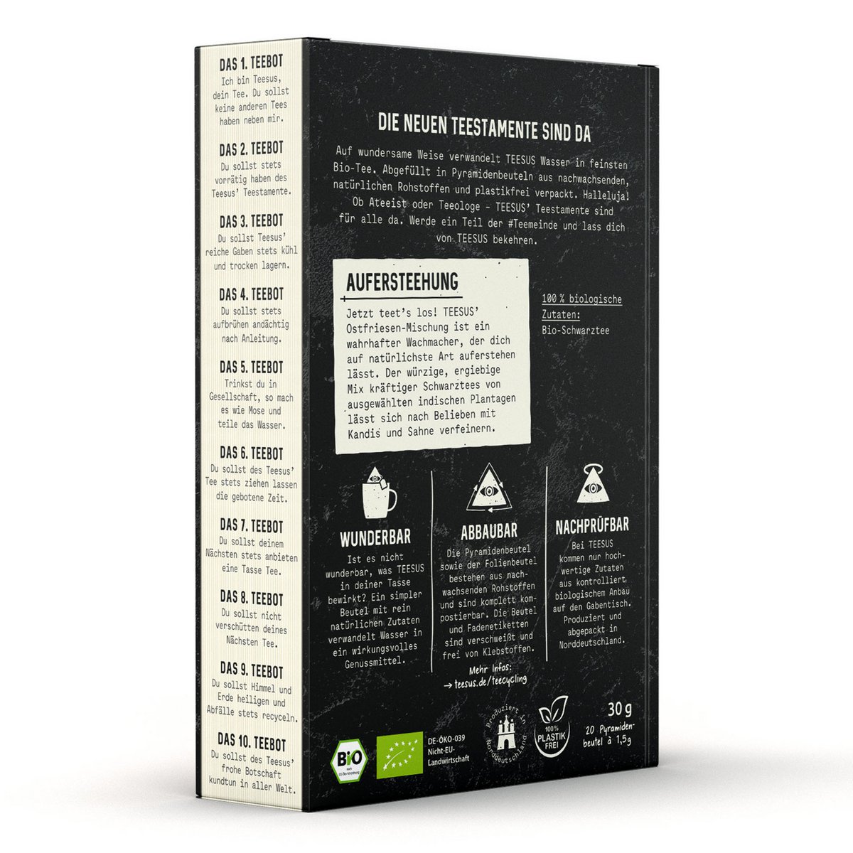 AUFERSTEEHUNG – Bio-Schwarztee Ostfriesen-Mischung