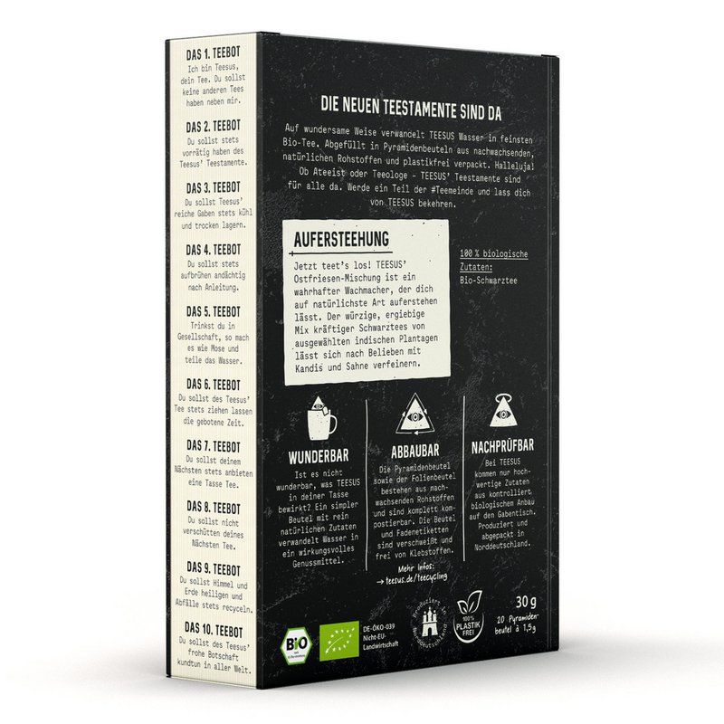 AUFERSTEEHUNG – Bio-Schwarztee Ostfriesen-Mischung