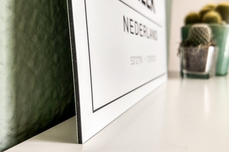 Stedsnavneplakat | DIBOND