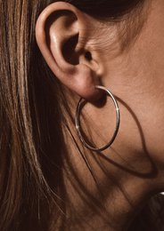 Nomad Hoops Sølv, 40mm