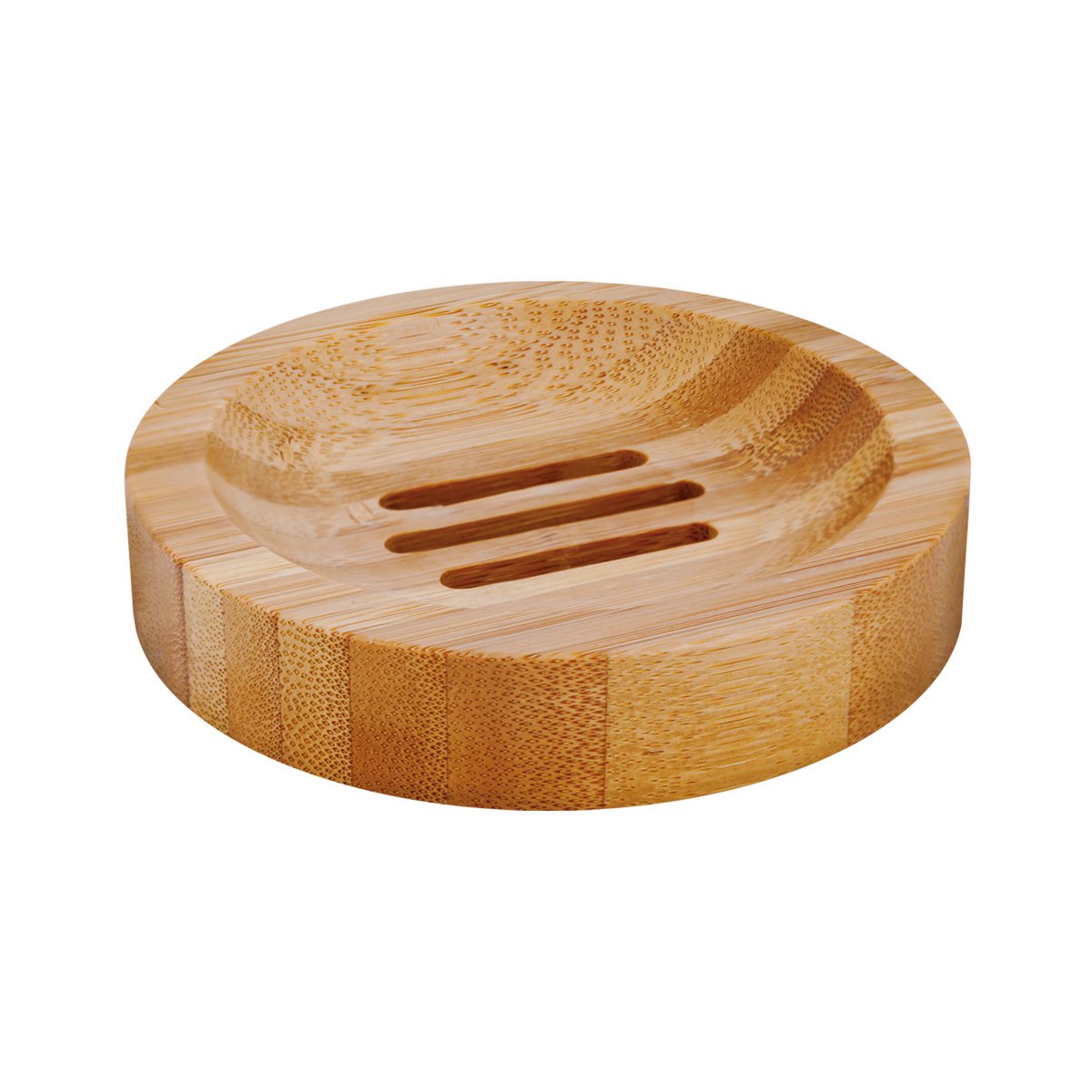 Soap dish bamboo, round