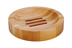 Zeepschaal bamboe, rond
