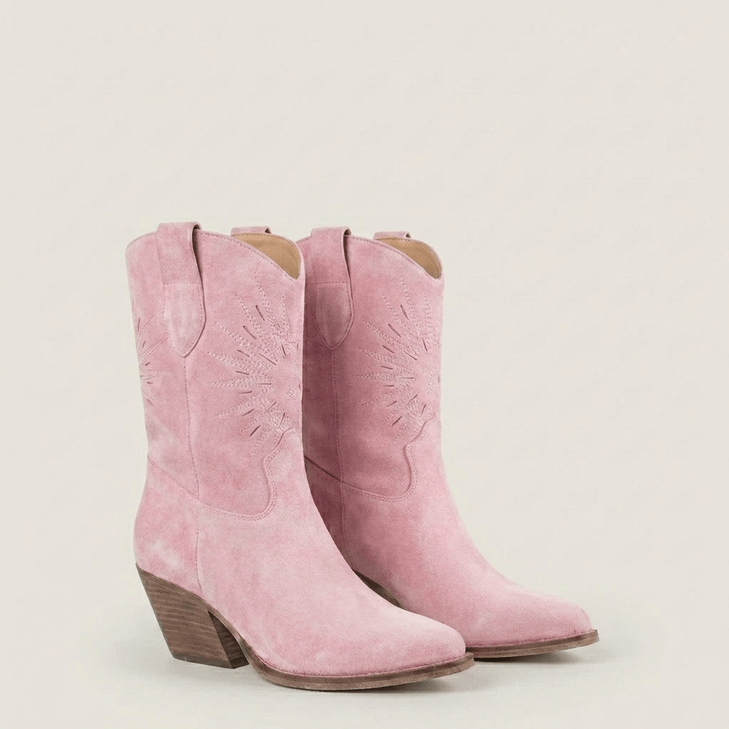 Rio Pink Texan ankelstøvler