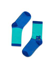 koaa – The Elephant “Guck-Guck” – Socks green/purple/navy