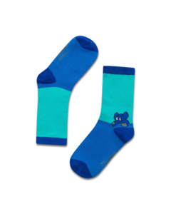 koaa ā The Elephant āGuck-Guckā ā Socks green/purple/navy