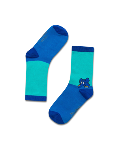 koaa – The Elephant “Guck-Guck” – Socks green/purple/navy