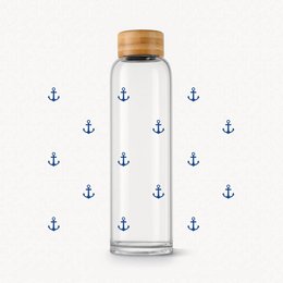 Glass drinking bottle - “Nordic by nature” 0.6l by BELAMY